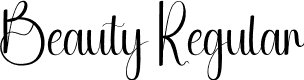 Beauty Regular font | Beauty.otf