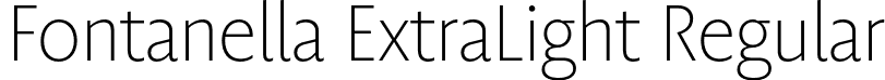 Fontanella ExtraLight Regular font | Fontanella-ExtraLight.otf