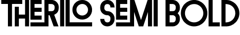 Therilo Semi Bold font | Therilo-Semi-Bold.otf