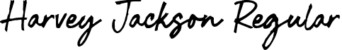 Harvey Jackson Regular font | Harvey-Jackson.otf