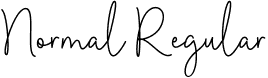 Normal Regular font | Estrella Signature.ttf