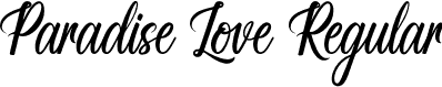 Paradise Love Regular font | ParadiseLove.otf