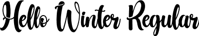 Hello Winter Regular font | HelloWinter.otf