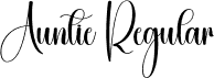 Auntie Regular font | Auntie.otf