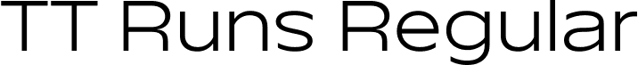 TT Runs Regular font | TT-Runs-Regular.ttf