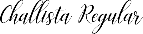 Challista Regular font | Challista.ttf