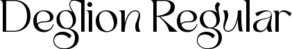 Deglion Regular font | Deglion-DOzRm.ttf