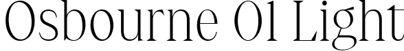 Osbourne 01 Light font | Osbourne 01 Light.ttf