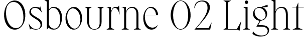 Osbourne 02 Light font | Osbourne 02 Light.ttf