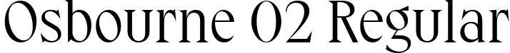 Osbourne 02 Regular font | Osbourne 02 Regular.ttf