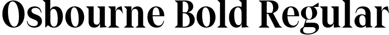 Osbourne Bold Regular font | Osbourne Bold.ttf