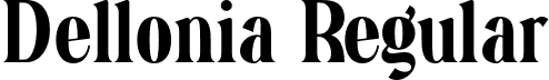 Dellonia Regular font | dellonia.otf