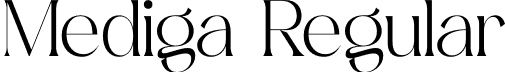 Mediga Regular font | Mediga.otf