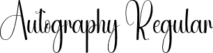 Autography Regular font | Autography.otf