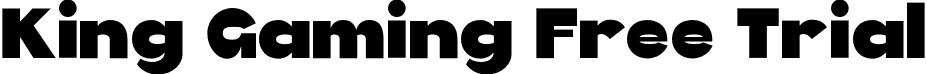 King Gaming Free Trial font | king-gaming-free-trial.otf