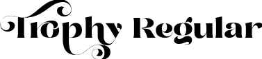 Trophy Regular font | Trophy.ttf