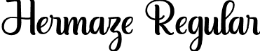 Hermaze Regular font | Hermaze.otf