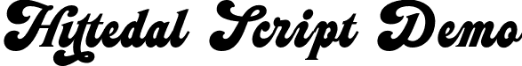 Hittedal Script Demo font | HittedalscriptDemo-JR09m.otf