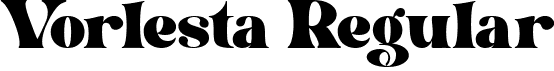 Vorlesta Regular font | VorlestaRegular-DYdo3.ttf