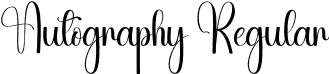 Autography Regular font | Autography.otf