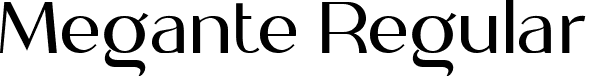 Megante Regular font | Megante font.ttf