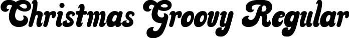 Christmas Groovy Regular font | christmasgroovy-5ybj8.otf