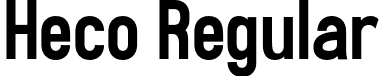 Heco Regular font | Heco.otf