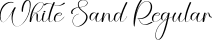 White Sand Regular font | White-Sand.otf