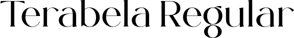 Terabela Regular font | terabela-regular.otf