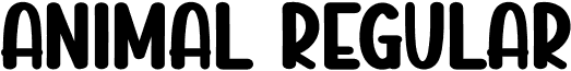 Animal Regular font | Animal.otf