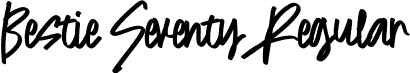 Bestie Seventy Regular font | Bestie Seventy.ttf