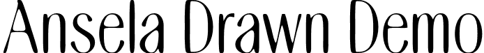 Ansela Drawn Demo font | AnselaDrawn-Regular_demo.otf