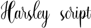 Harsley script font | HarsleyScript-x3nyV.otf