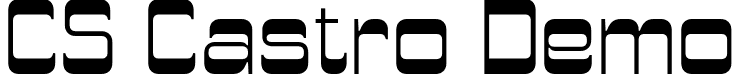 CS Castro Demo font | CSCastro-Regular_demo.otf