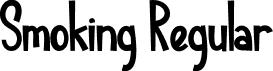 Smoking Regular font | Smoking.otf