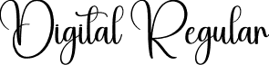 Digital Regular font | Digital.otf