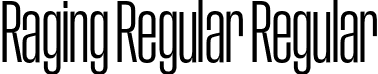 Raging Regular Regular font | raging-regular.otf