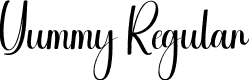 Yummy Regular font | Yummy.otf