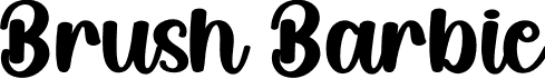 Brush Barbie font | Brush-Barbie.otf