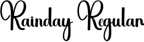 Rainday Regular font | Rainday.otf