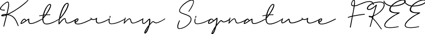 Katheriny Signature FREE font | Katheriny-Signature-FREE.otf