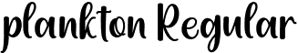 plankton Regular font | plankton.otf