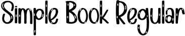 Simple Book Regular font | Simple-Book.otf