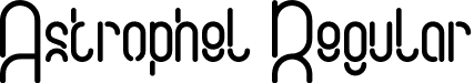 Astrophel Regular font | Astrophel.ttf