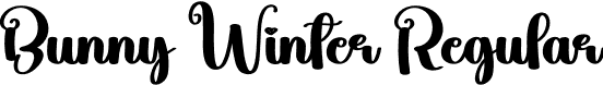 Bunny Winter Regular font | Bunny-Winter.otf