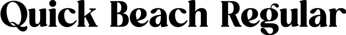 Quick Beach Regular font | quick-beach.otf