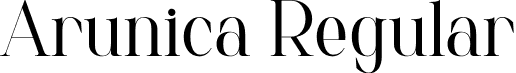 Arunica Regular font | arunica.otf