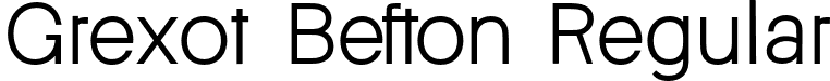 Grexot Befton Regular font | grexot-befton.otf