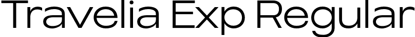 Travelia Exp Regular font | Travelia-Expanded.otf