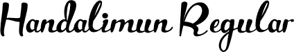 Handalimun Regular font | Handalimun.otf